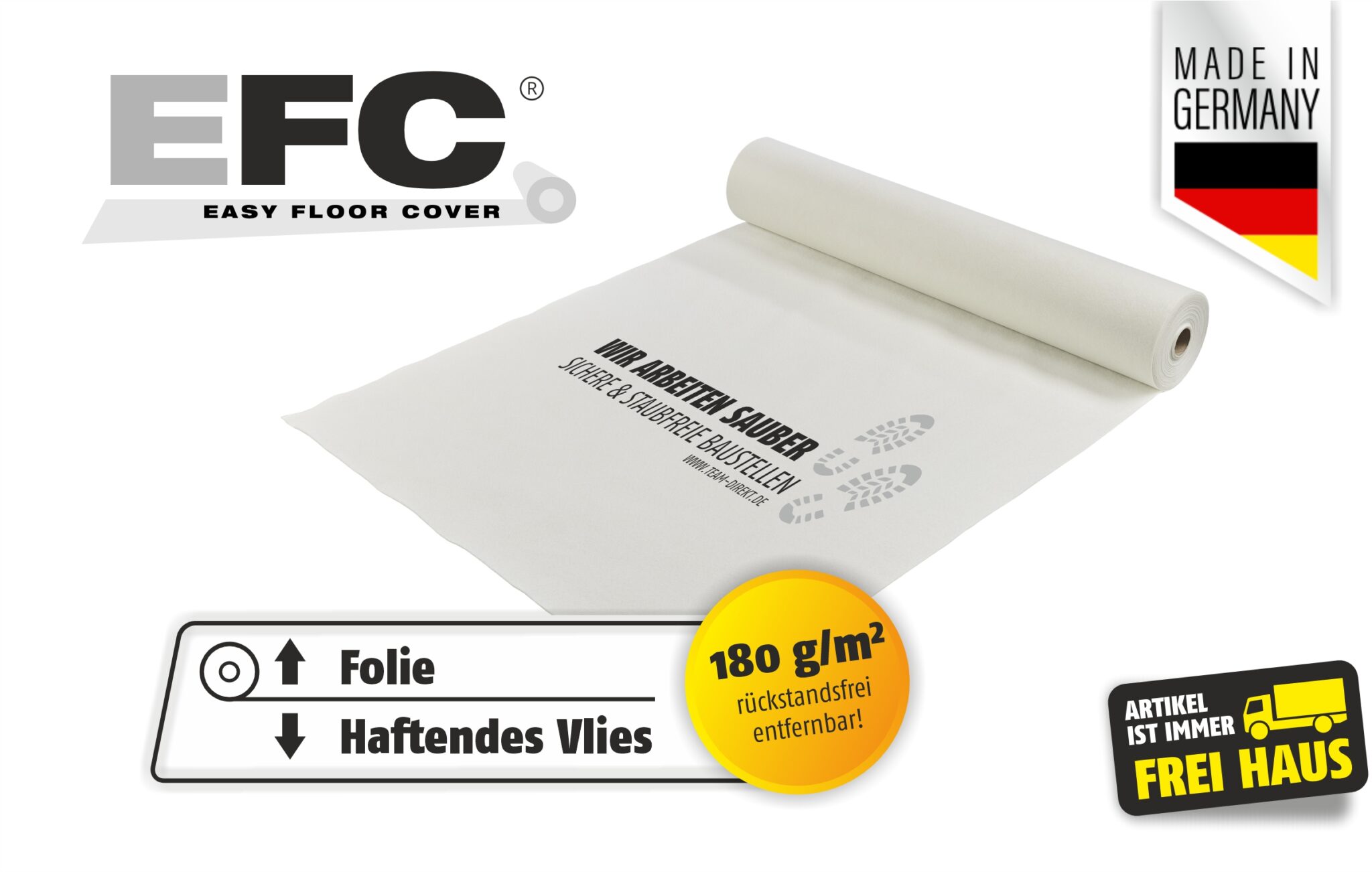 Featured image for “Selbsthaftendes Abdeckvlies EFC® EASY FLOOR COVER”