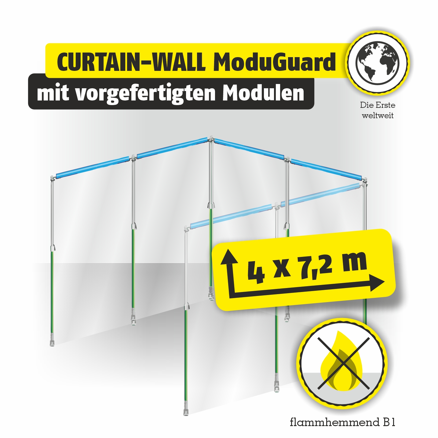 Featured image for “Staubschutzwand Curtain-Wall Prokit”