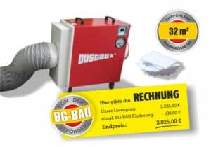 DustBox® DB 2000 BG Bau förderfähiger Baustellenluftfreiniger