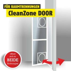 CleanZone DOOR – Die staubdichte Lösung für Raumtrennungen