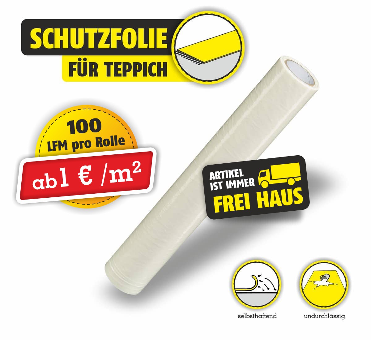 Featured image for “Teppichschutz SOFTProtect für alle textile Beläge”
