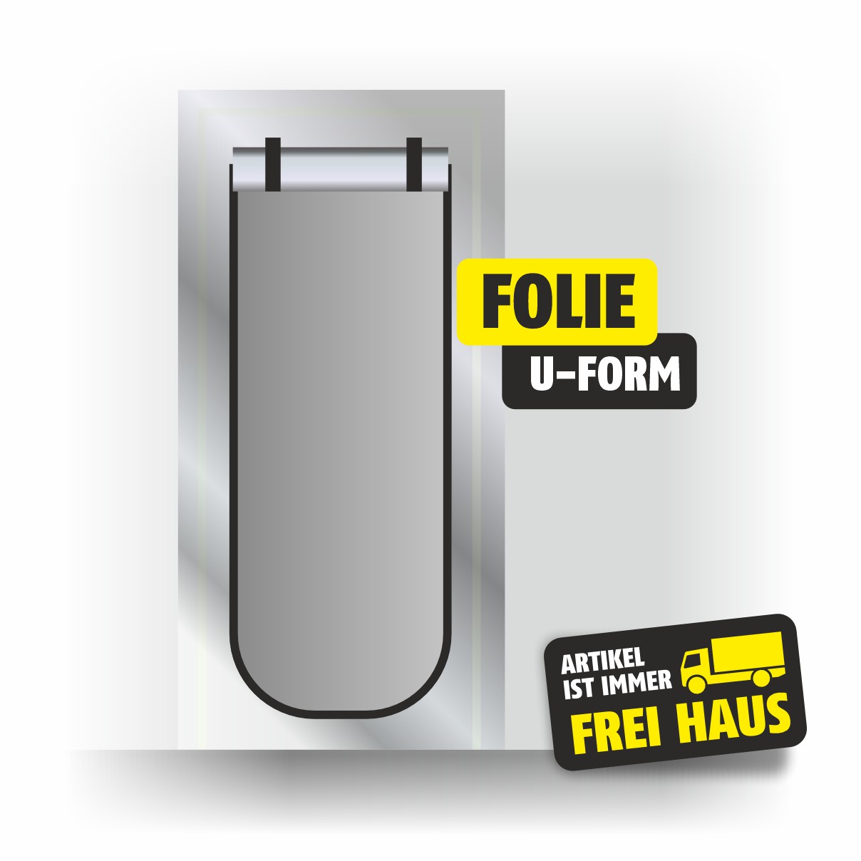 Featured image for “Staubschutztür Folie MEISTER ZIP U-Form 110 x 210 cm”