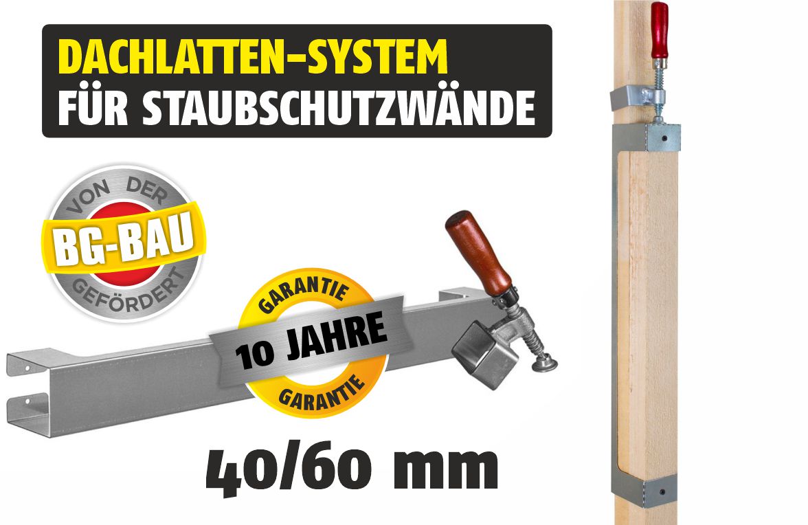 Featured image for “Staubschutzwand mit Dachlatten 40/60 mm”