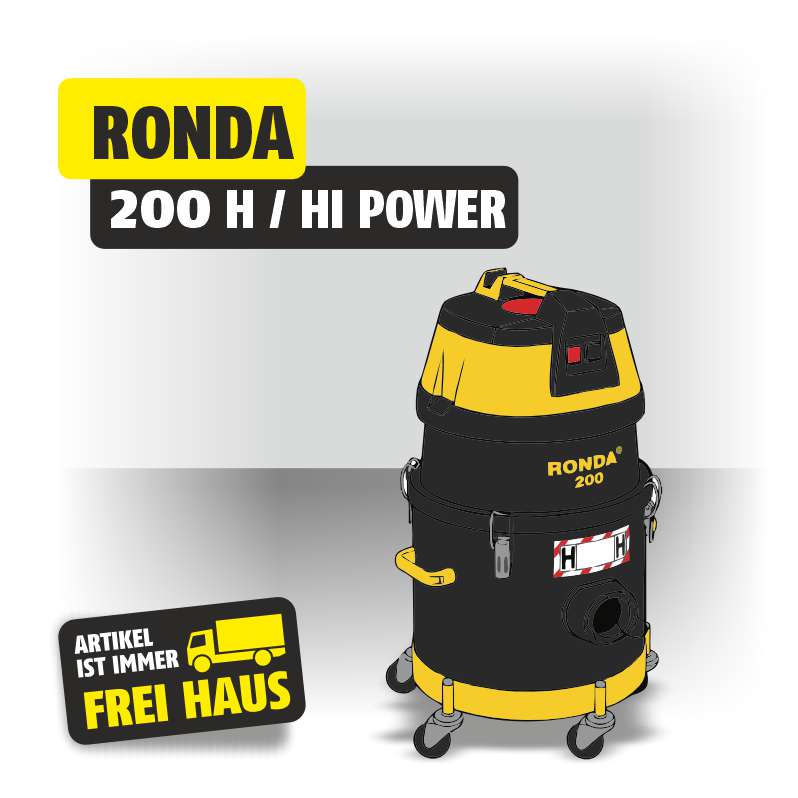 Featured image for “RONDA Premium Staubsauger 200 H / HI (antistatisch)”