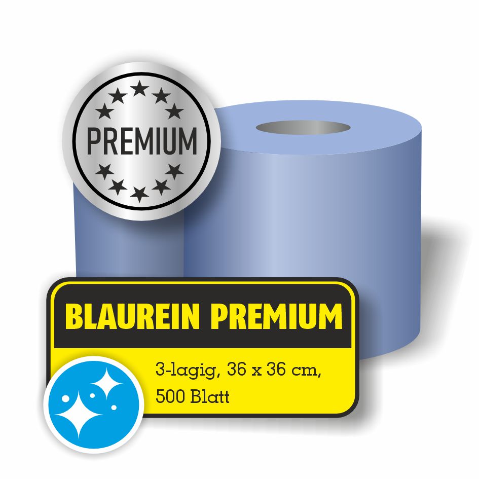 Featured image for “Putzrolle BlauRein PREMIUM 3-lagig”
