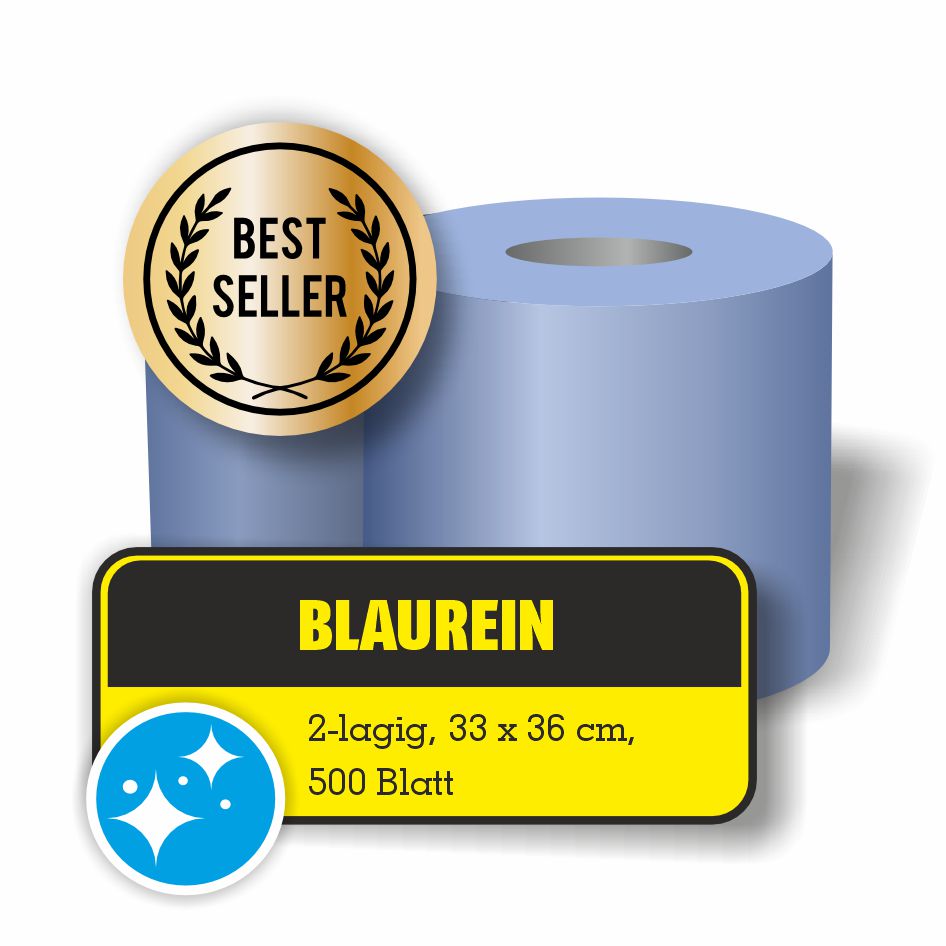 Featured image for “Putzrolle BlauRein Classic 2-lagig”