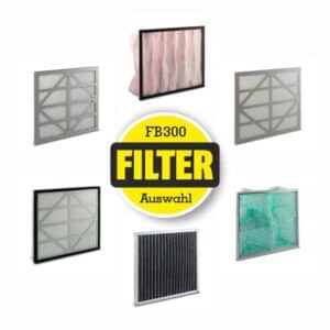 Diverse Filter Bestückung für die Staub-Filterbox FB300