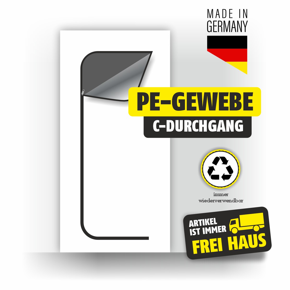 Featured image for “Staubschutztür StaubStop! ® 110 x 220 cm”