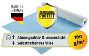 PROTECT ATMUNGSAKTIVES Abdeckvlies ATC selbsthaftend – 160 g/m²
