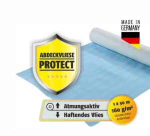 PROTECT ATMUNGSAKTIVES Abdeckvlies selbsthaftend 1 x 50 m – 160 g/m²