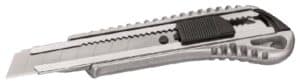 Abbrechmesser Cuttermesser Aludruckguss 18mm mit Metallführung