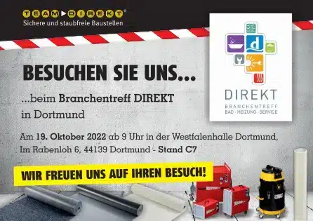 Featured image for “Endlich wieder live und in Farbe: Trefft uns auf der Branchentreff DIREKT – Bad Heizung Service in Dortmund”
