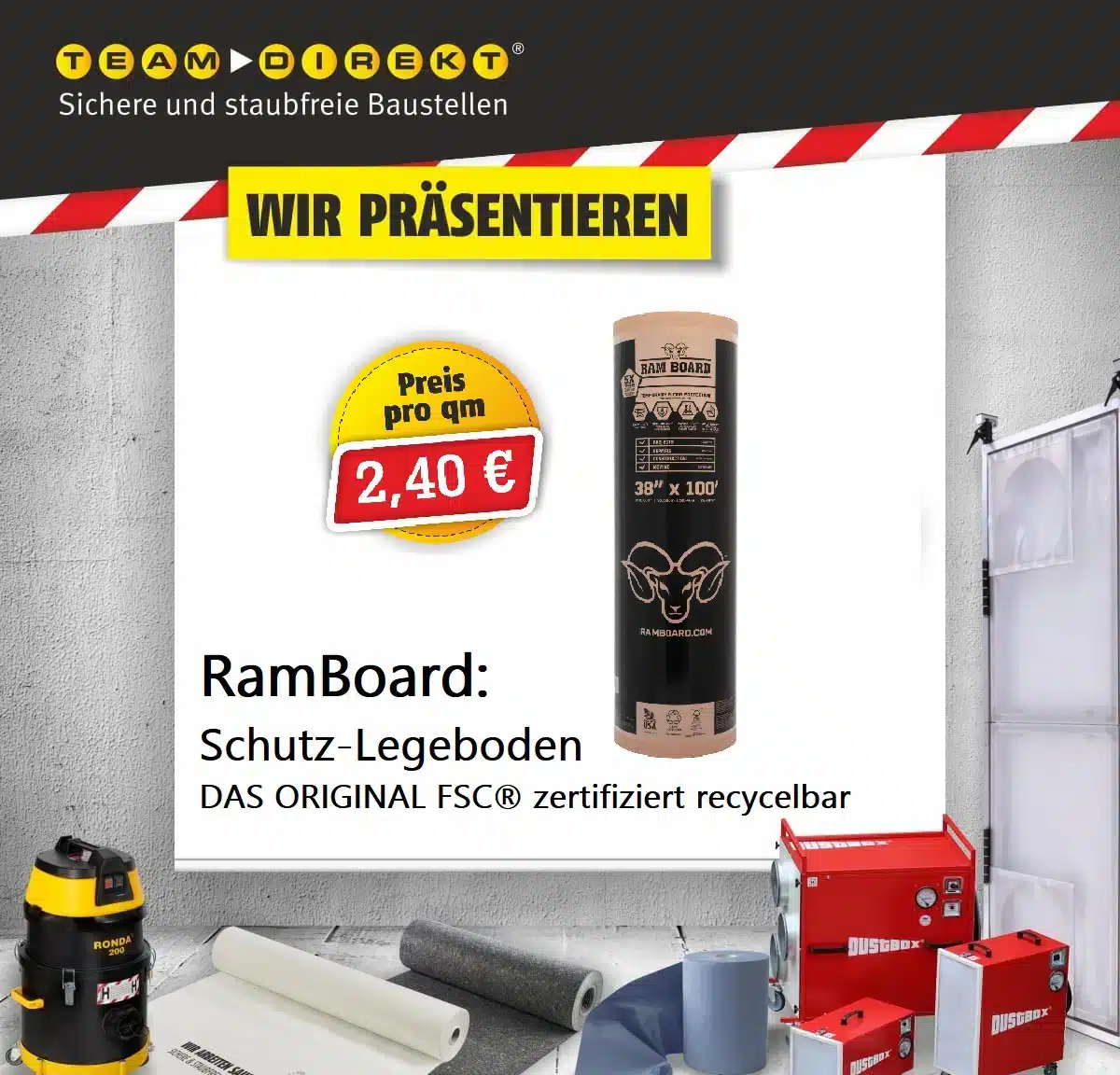 Featured image for “Fußleisten schützen: der unterschätzte Detailschutz auf der Baustelle”