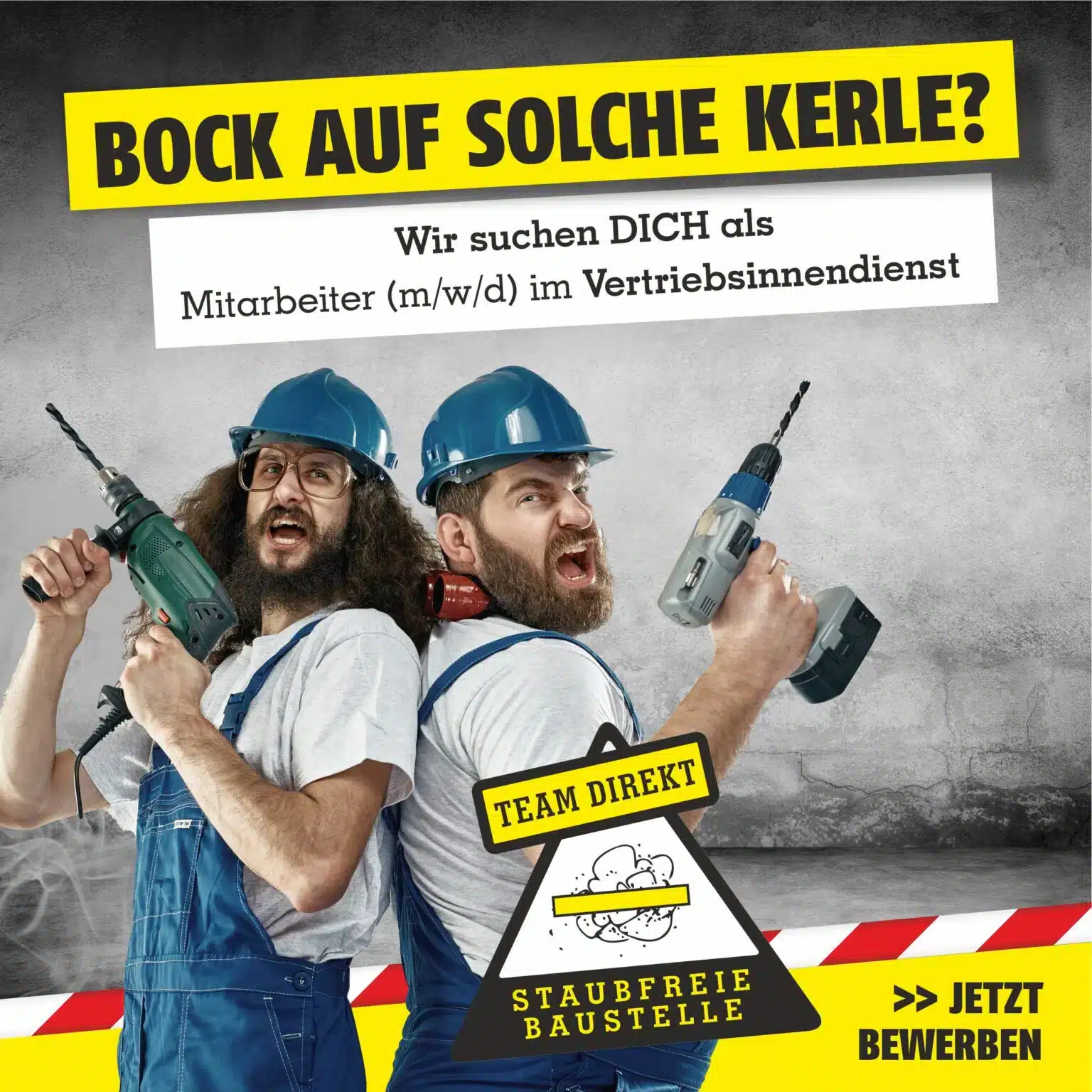 Featured image for “Bock auf Team Direkt dann komm ins Team”