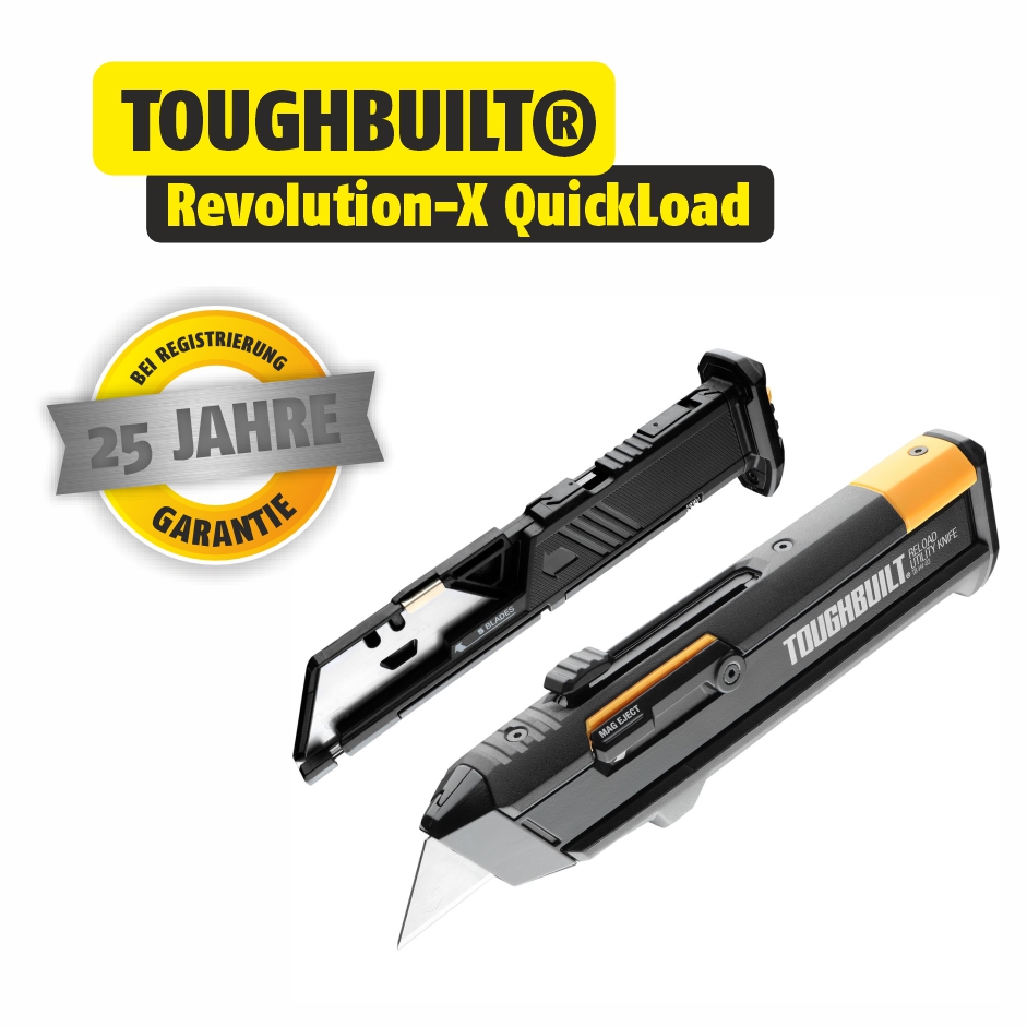 Featured image for “Revolution-X QuickLoad: Das Cuttermesser zum nachladen inkl. 2 Klingenmagazine”