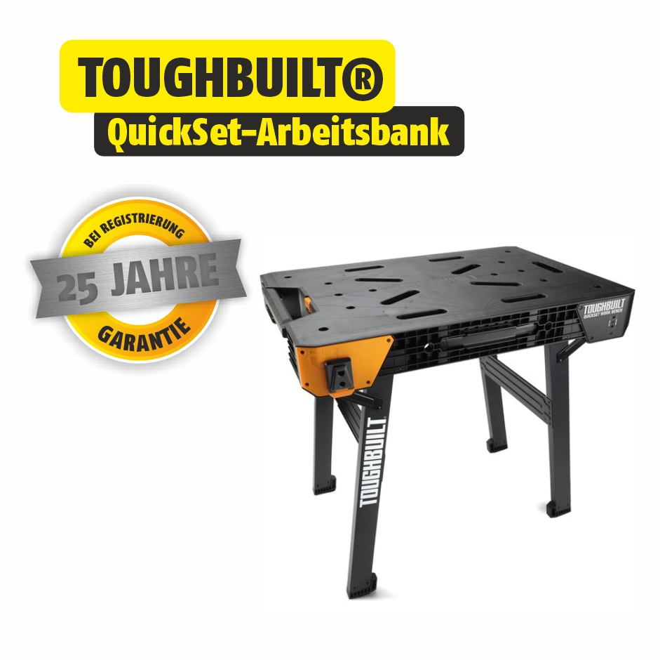 Featured image for “ToughBuilt® QuickSet-Arbeitsbank”