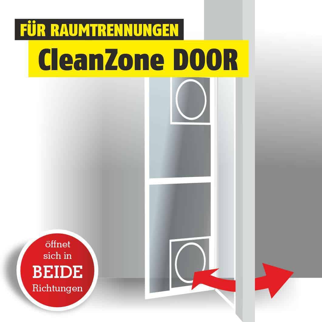 Featured image for “CleanZone DOOR – Die staubdichte Lösung für Raumtrennungen”