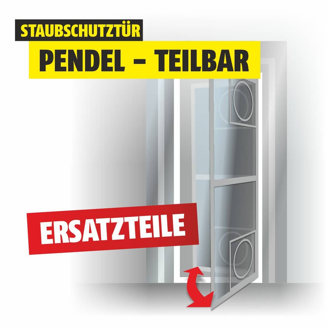 Featured image for “OPTIONALER Ersatz für teilbare Staubschutzt-Pendeltür TD00455”