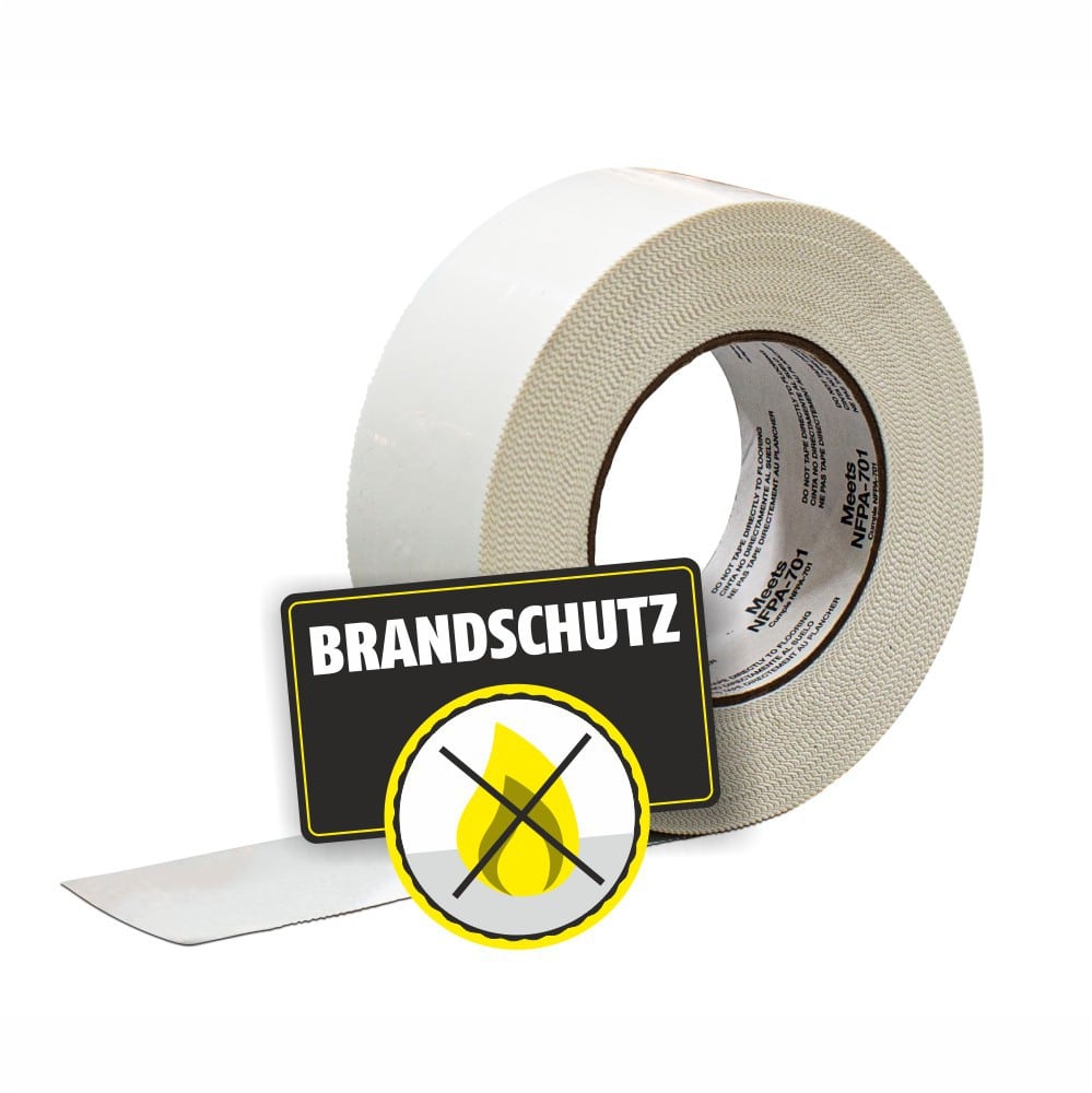 Featured image for “Schwer entflammbares Klebeband NFPA-701 Seam Tape FR”