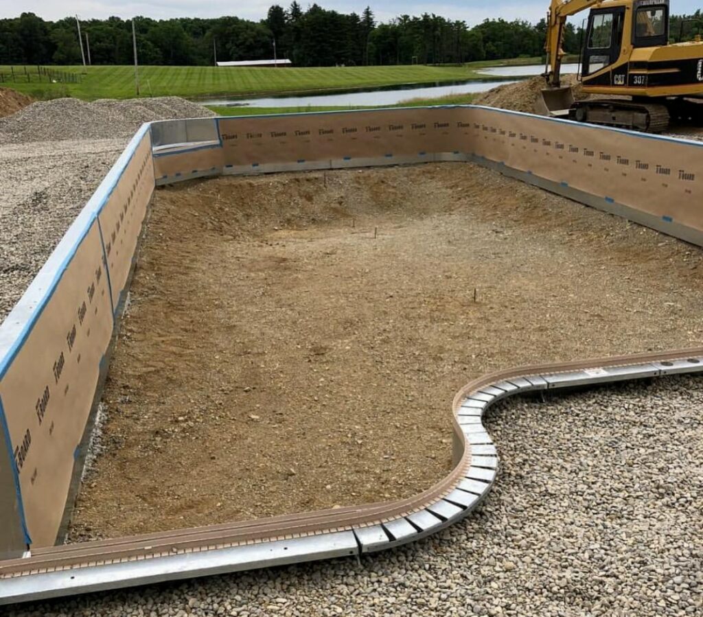 Betonfertigteile schützen Schalung Beton
