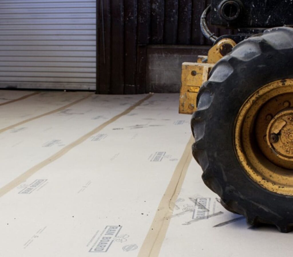 Ramboard Bodenschutz mit Stapler befahrbar