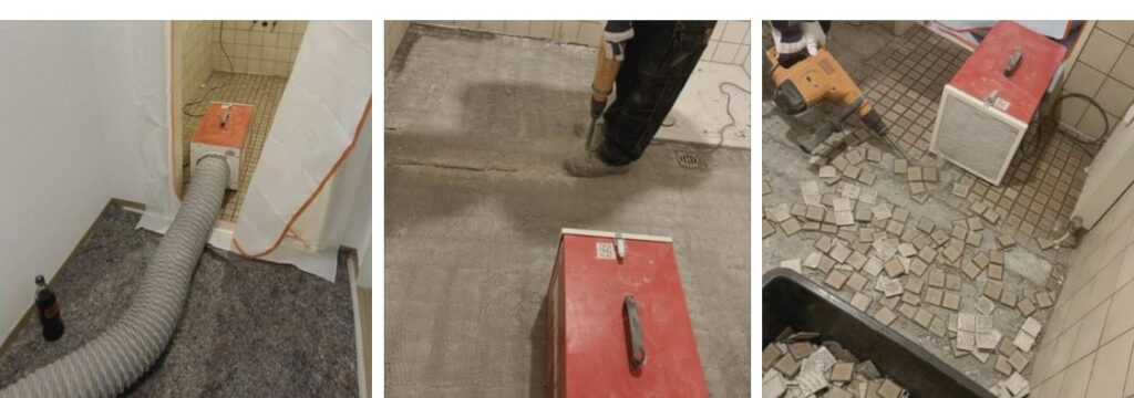 Dustbox Luftreiniger Baustelle