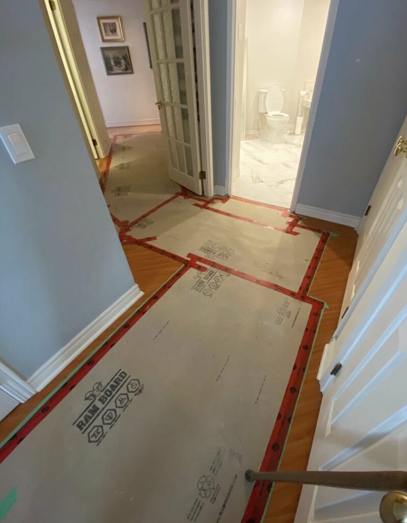 Ramboard Bodenschutz Umbau Wohnung