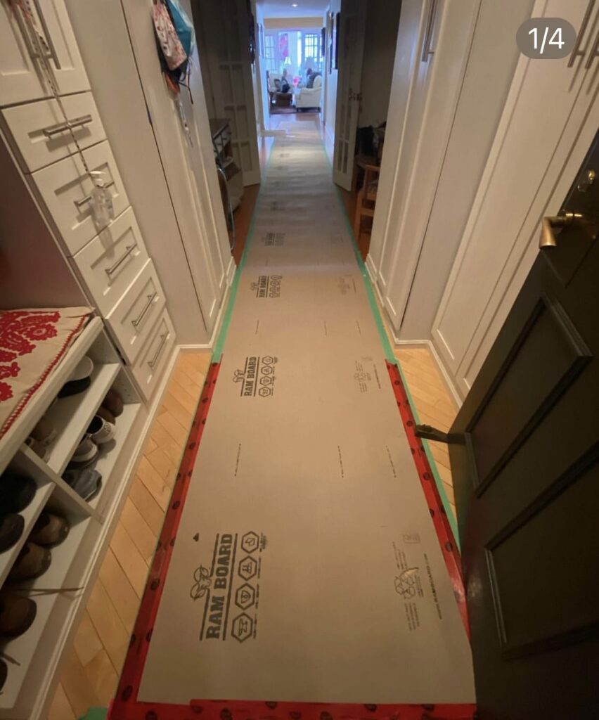 Treppenschutz Renovierungsarbeiten im Bestand