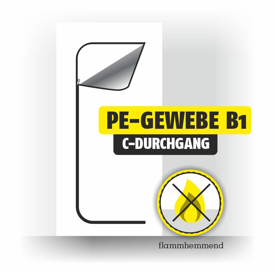 Featured image for “Staubschutztür StaubStop! ® B1 mit Schlaufen 150 x 220 cm”