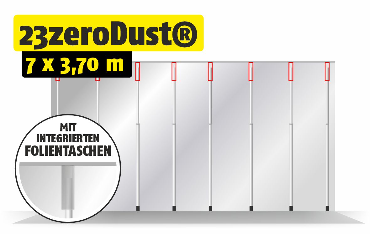 Featured image for “Staubschutzwandsystem 23zeroDust® StaubStop!® 7 x 3,70”