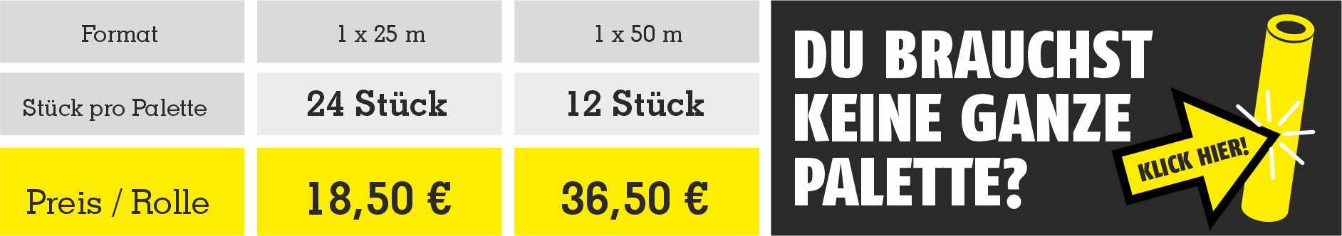 Malerabdeckvlies 270 auf Palette Malerabdeckvlies 270 auf Palette