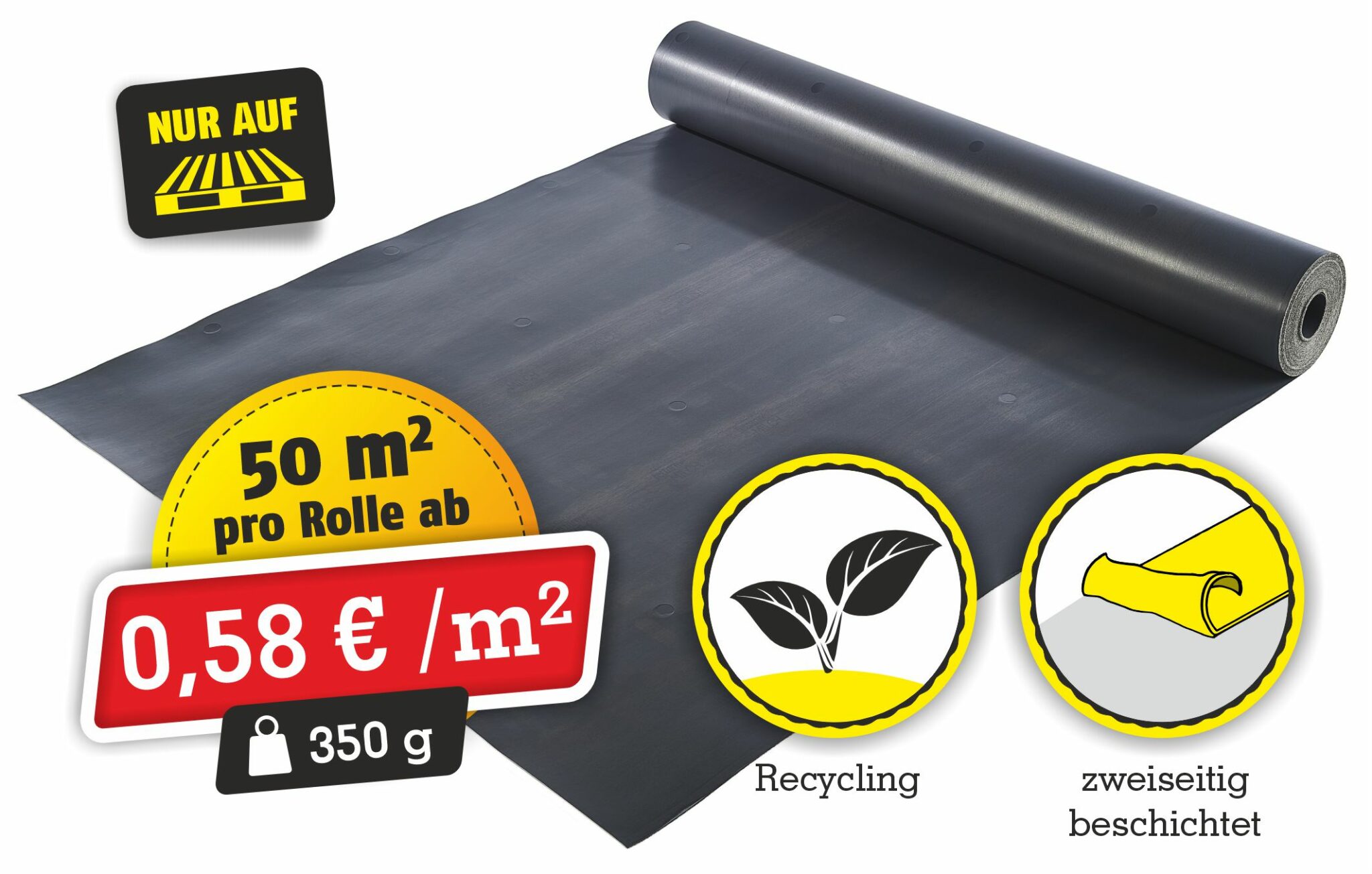 Featured image for “Abdeckpapier BSC 350 recycling – anthrazit Palette”