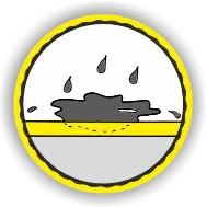 TD Symbol wasserdicht