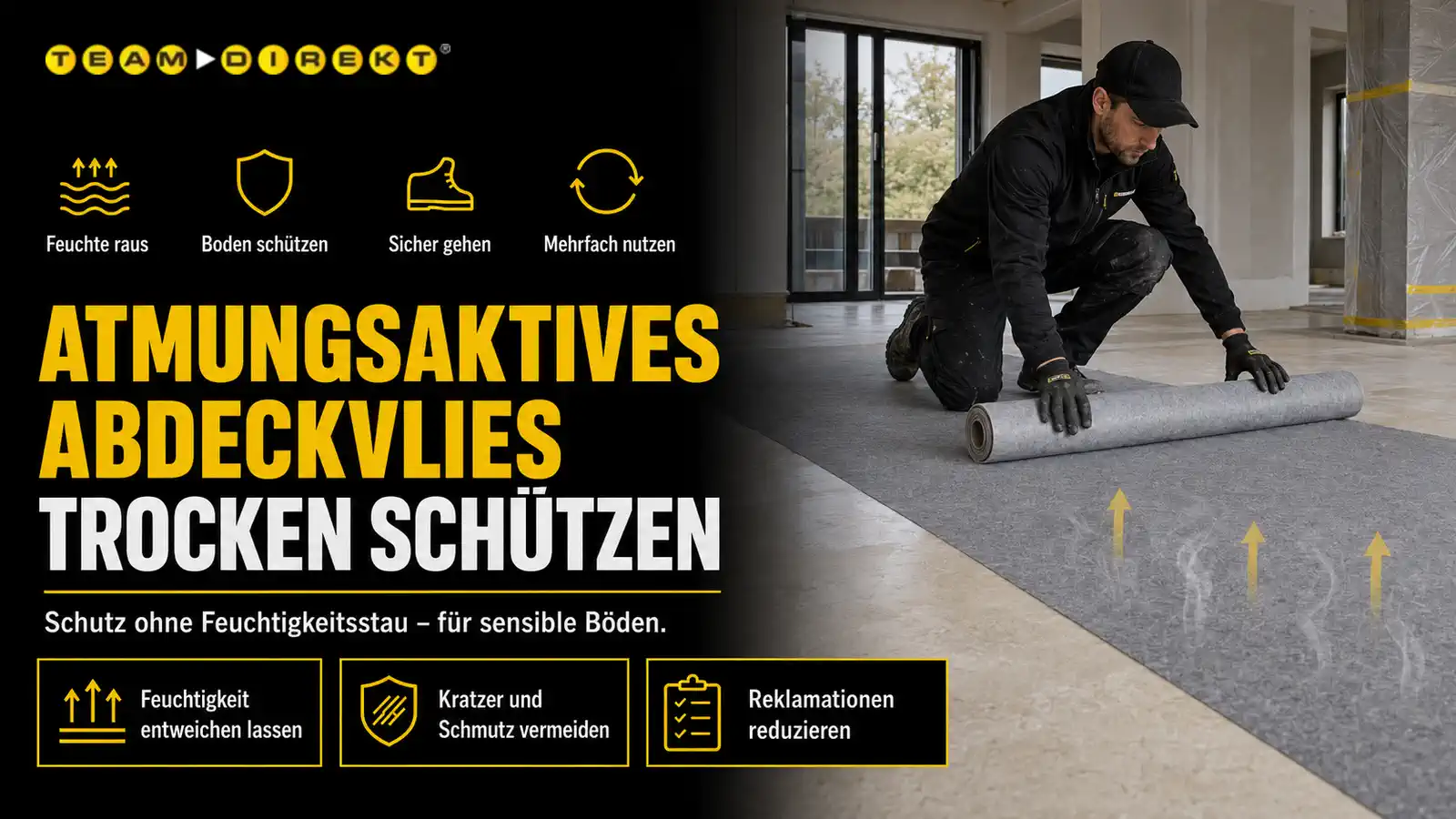 Featured image for “Abdeckvlies atmungsaktiv: Bodenschutz ohne Feuchtigkeitsstau”