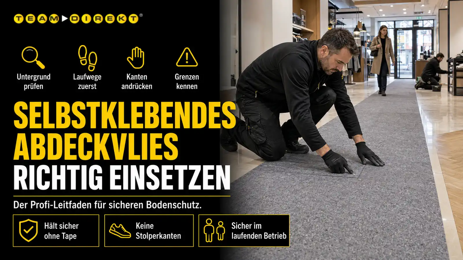 Featured image for “Abdeckvlies selbstklebend: der Profi-Leitfaden für sicheren Bodenschutz”