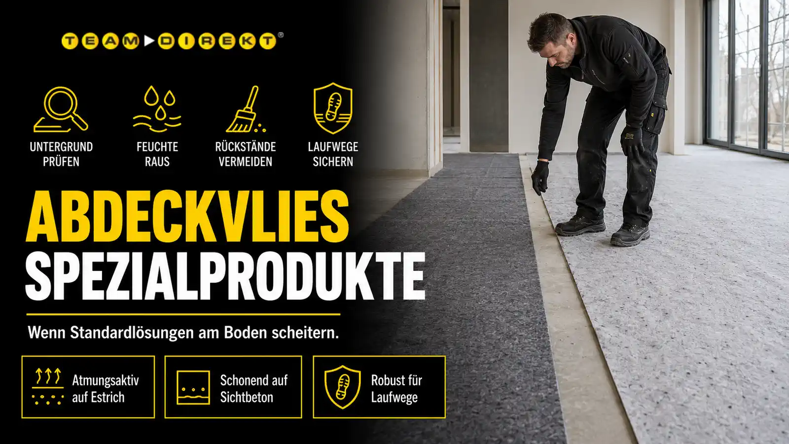 Featured image for “Abdeckvlies Spezialprodukte: Wenn Standardlösungen am Boden scheitern”