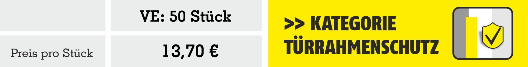 Türrahmenschutz Hinweis Kategorie