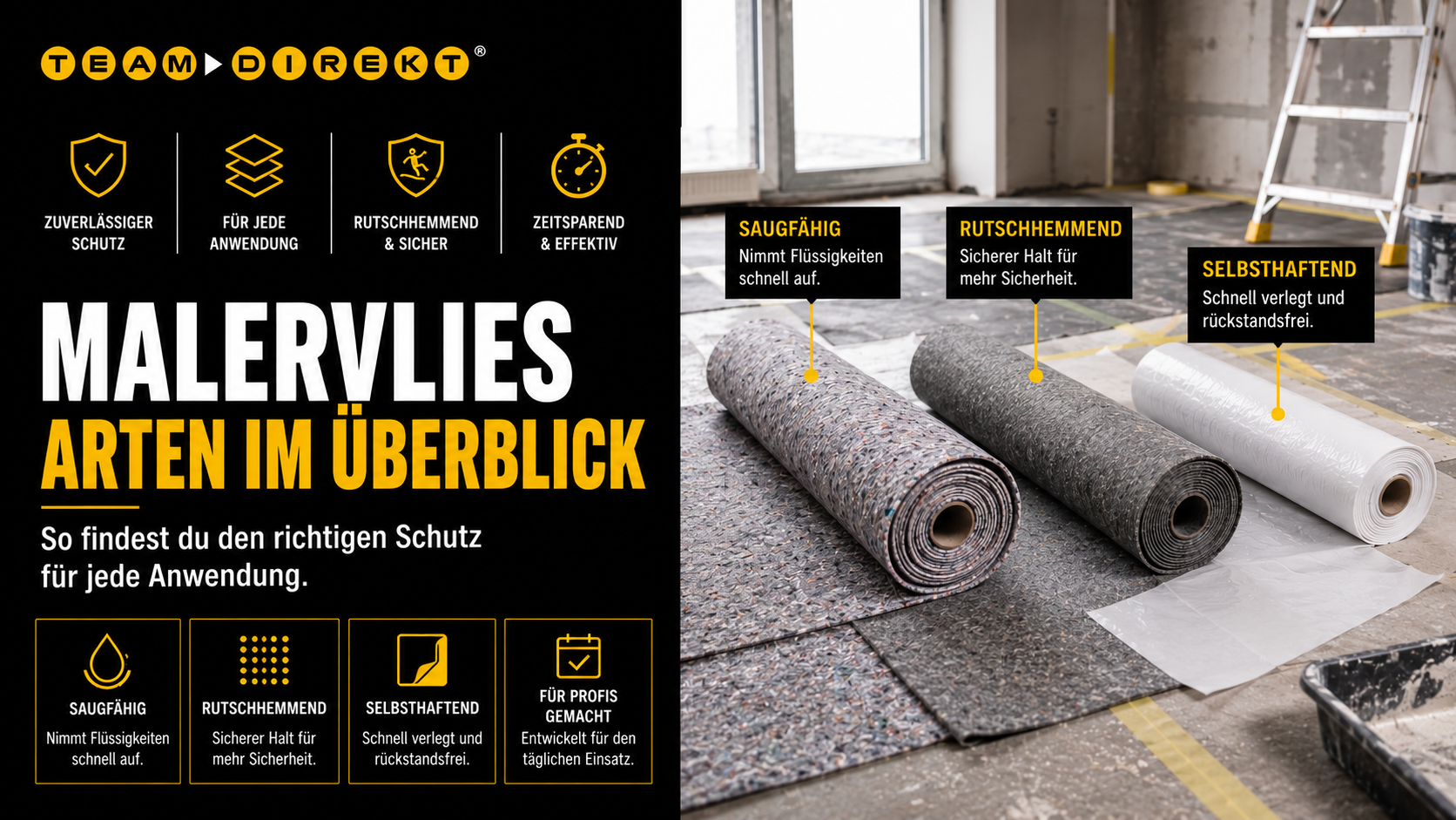 Featured image for “Malerabdeckvlies-Arten im Überblick – so findest du den richtigen Schutz”