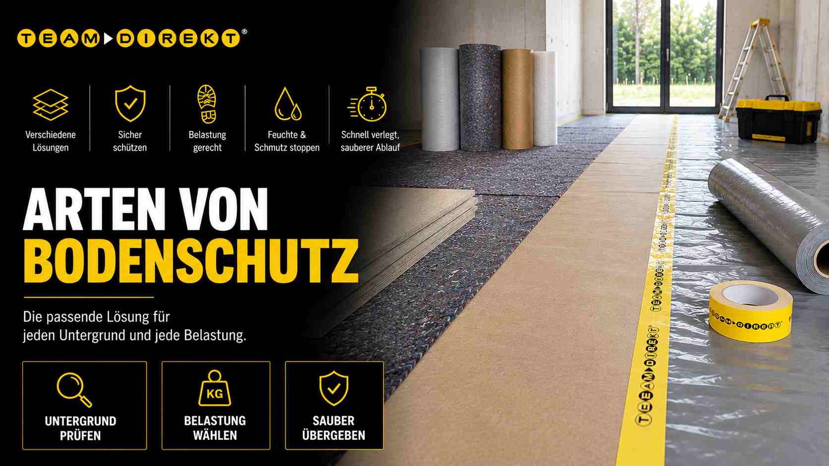 Featured image for “Welche Arten von Bodenschutz gibt es auf Baustellen?”