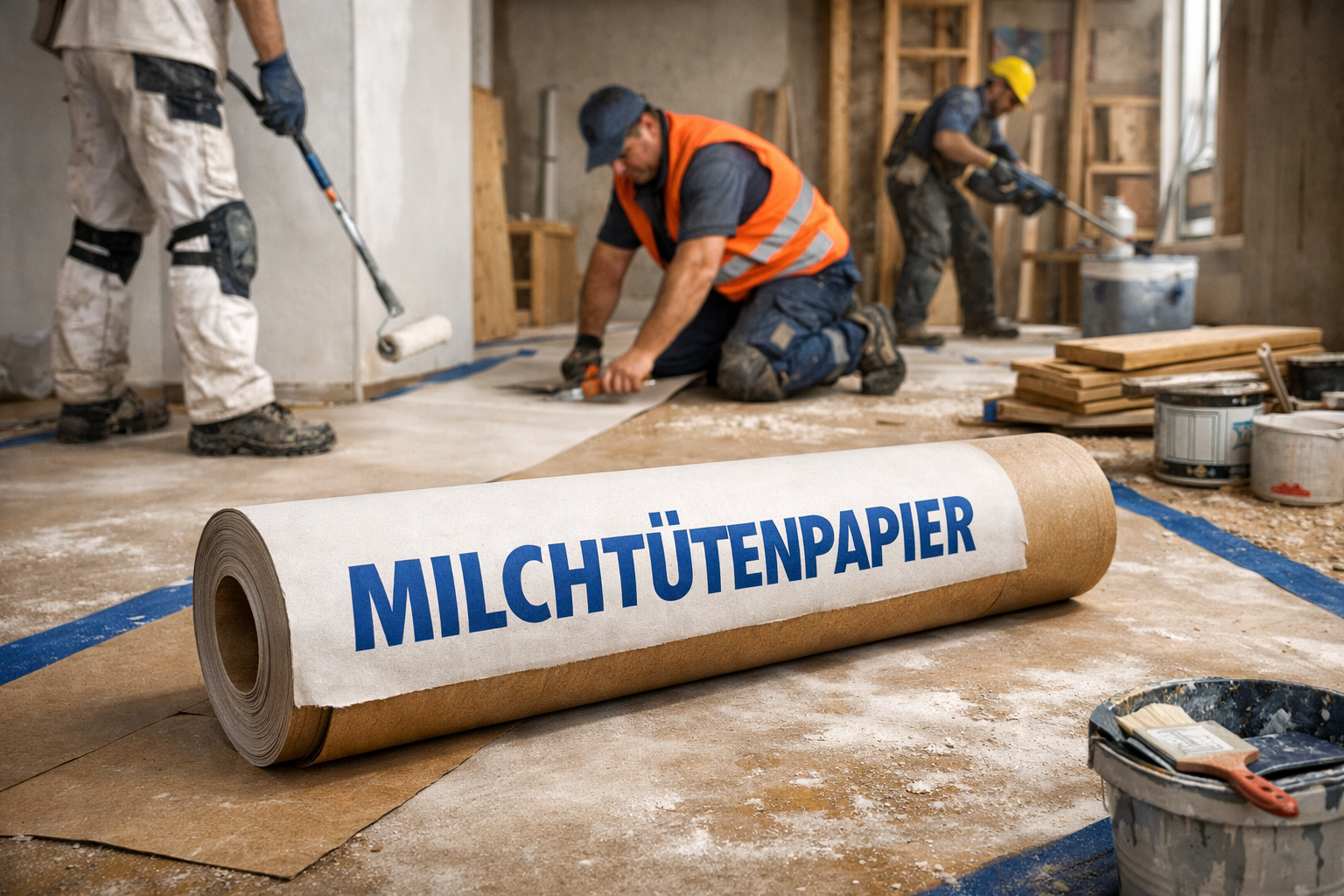 Featured image for “AUSVERKAUF: Milchtütenpapier BSC 230 – BauSite Cover Palette 50 qm.”