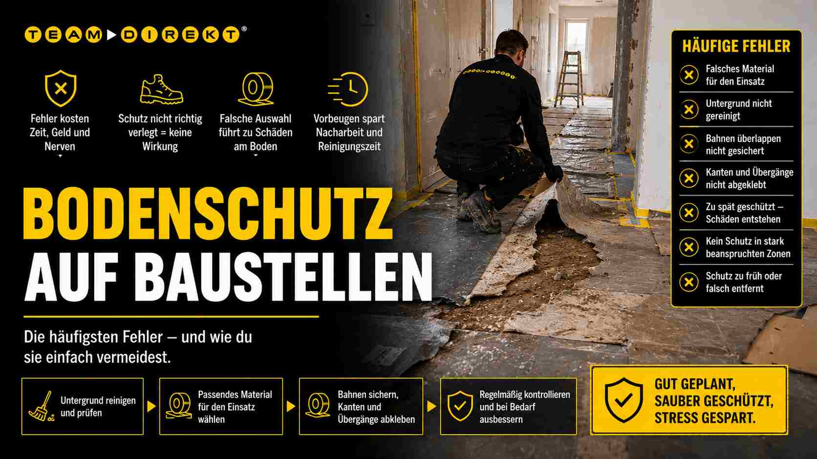 Featured image for “Bodenschutz auf Baustellen: die häufigsten Fehler”