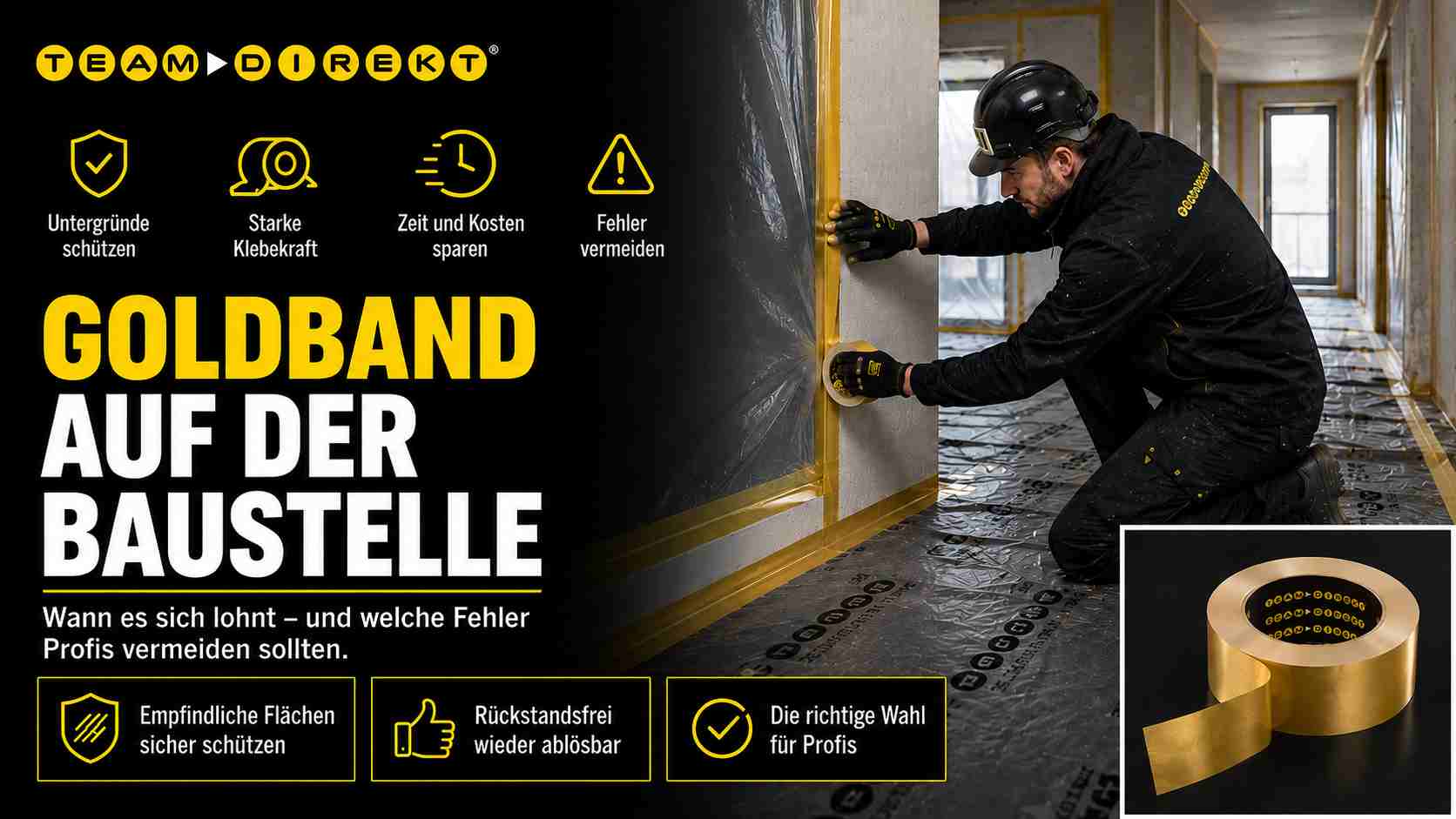Featured image for “Goldband auf der Baustelle: Wann es sich lohnt und welche Fehler Profis vermeiden sollten”
