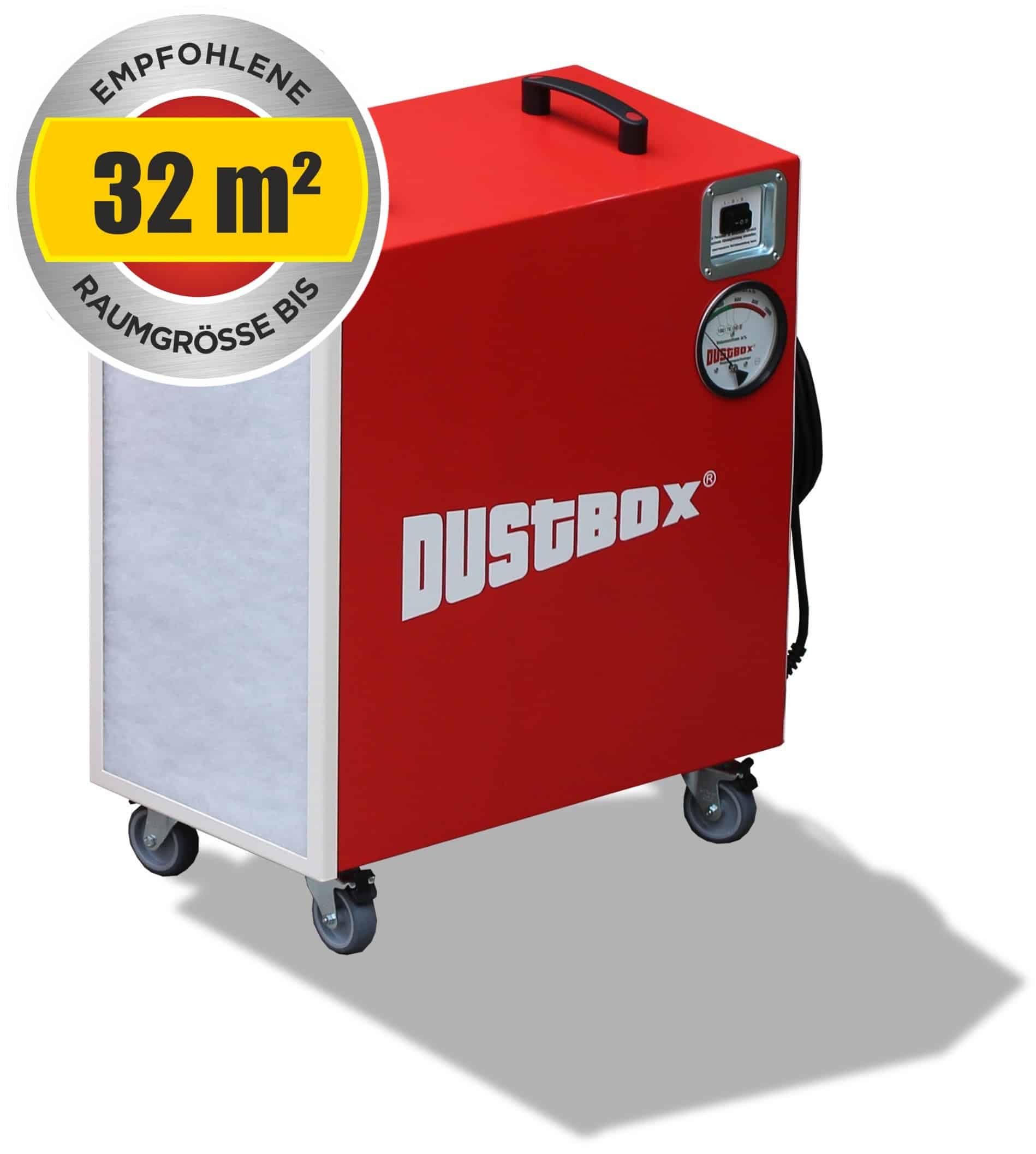 DustBox® DB 2000 Hochleistungs-Luftreiniger mit HEPA 14 Filter