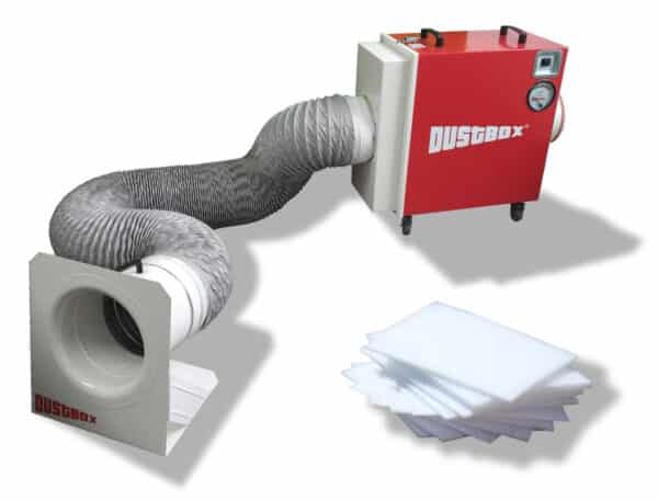 DustBox DB 2000 Hochleistungs-Luftreiniger mit Trockenfilter