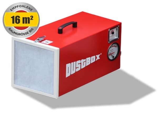 DustBox DB 1000 Hochleistungs-Luftreiniger mit Trockenfilter