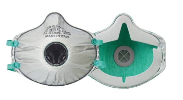 Feinstaubmaske Schutzstufe FFP3 R D, mit VENTIL und Aktivkohle