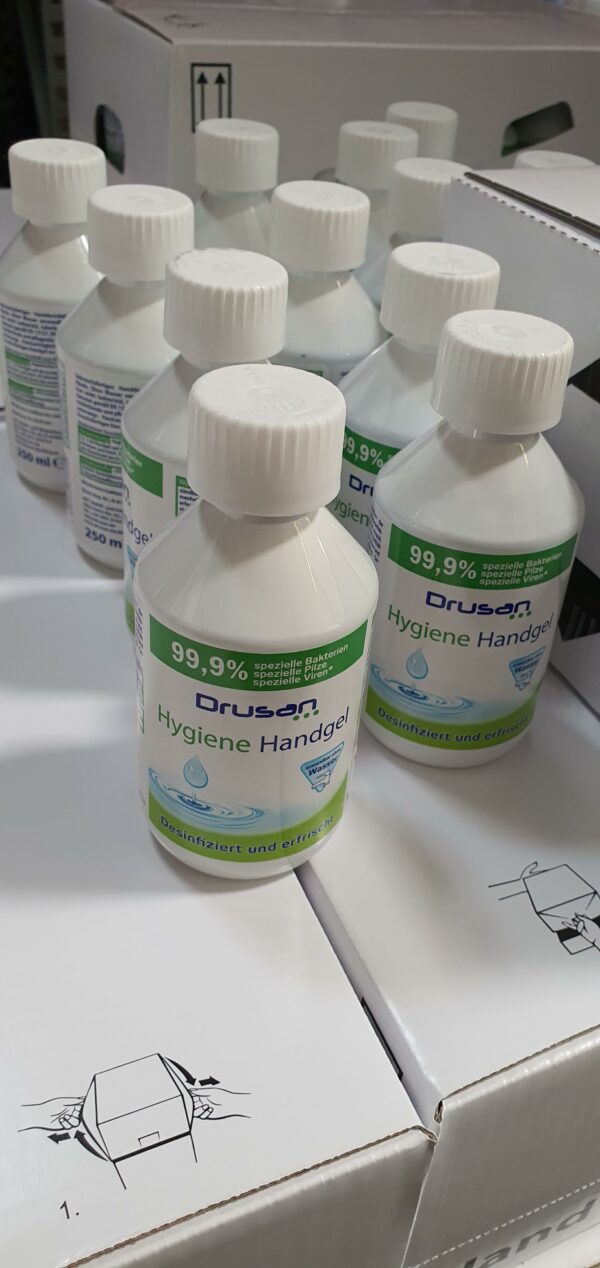 Drusan Hygiene Handgel 250 ml-Flasche VE mit 24 Flaschen